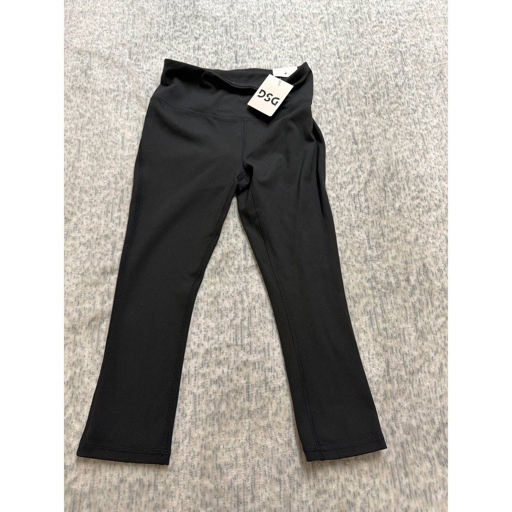 DSG Womens Momentum High-Rise‎ Capri Leggings Pure Black XS DAW12304B